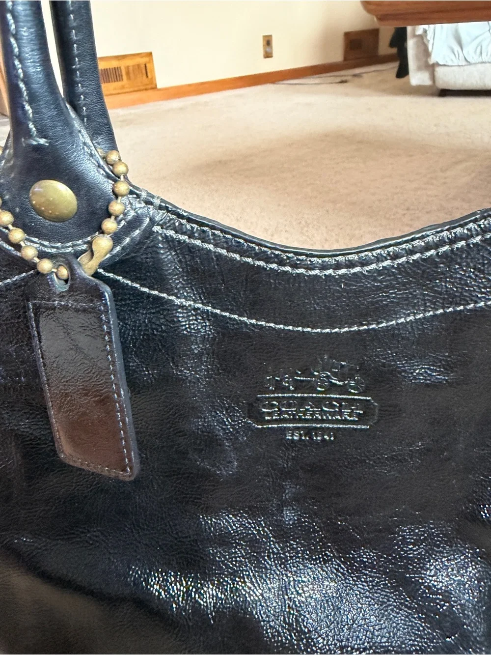 Coach shoulder tote